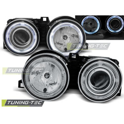 HEADLIGHTS ANGEL EYES CHROME for BMW E30 11.82-06.94