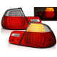 Lighting TUNING-TEC LED tail lights for BMW E46 04.99-03.03 CABRIO, red-white | races-shop.com