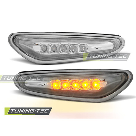 Lighting TUNING-TEC side indicators for BMW E46 09.01-03.05, chrome | races-shop.com