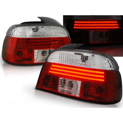 LED BAR TAIL LIGHTS RED WHIE for BMW E39 09.95-08.00