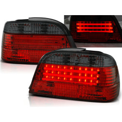 TUNING-TEC LED tail lights (LED Bar) for BMW E38 06.94-07.01, red-smoke
