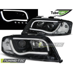 HEADLIGHTS TUBE LIGHT BLACK for AUDI A6 06.01-05.04