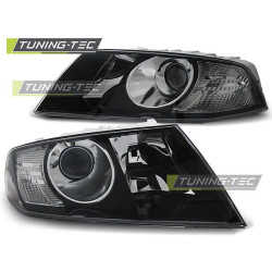 HEADLIGHTS BLACK for SKODA OCTAVIA 04-08