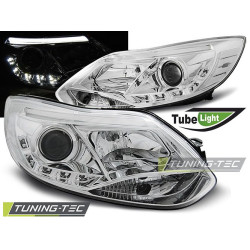 TUNING-TEC headlights (Tube Light) for FORD FOCUS MK3 11- 10.14 (H7/H1), chrome