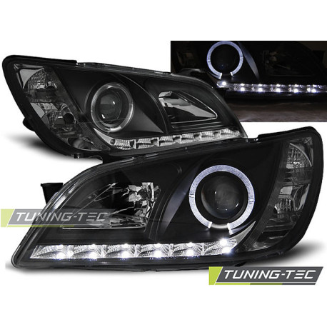 Lighting TUNING-TEC headlights (DRL) for LEXUS IS 01-05 (H7/H1, without approval), black | races-shop.com