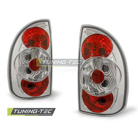 Lighting TUNING-TEC tail lights for OPEL CORSA B 02.93-10.00 5D, chrome | races-shop.com