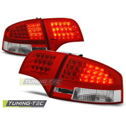 TUNING-TEC LED tail lights for AUDI A4 B7 11.04-11.07 SEDAN, red-white