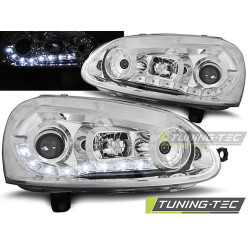 TUNING-TEC headlights (DRL) for VW GOLF 5 (H1), chrome