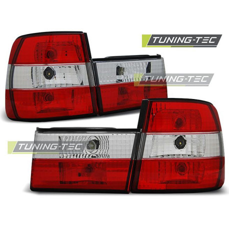 Lighting TUNING-TEC tail lights for BMW E34 02.88-12.95 SEDAN, red-white | races-shop.com