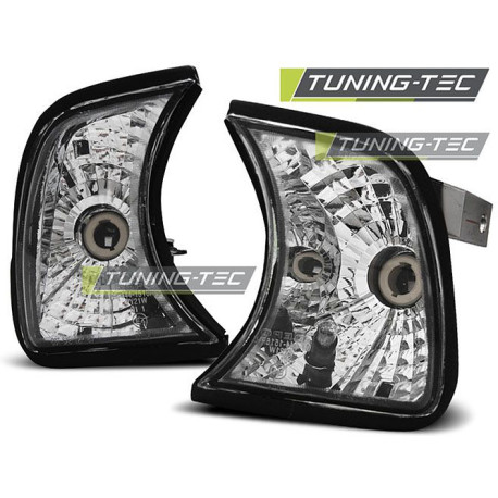 Lighting TUNING-TEC front indicators for BMW E34 02.88-12.95, chrome, V1 | races-shop.com