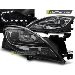 TUNING-TEC headlights (DRL) for MAZDA 6 II 10-12 (H7/H1, without approval), black