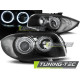 TUNING-TEC headlights (Angel Eyes) for BMW 1 E87/E81/82/88 04-11 (H7), black, V3