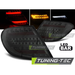 LED BAR TAIL LIGHTS SMOKE for MERCEDES C-KLASA W204 SEDAN 07-10