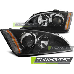 TUNING-TEC headlights for FORD FOCUS II 09.04-01.08 (H7/H1), black