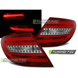 LED BAR TAIL LIGHTS RED WHIE fits MERCEDES C-KLASA W204 SEDAN 07-10