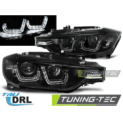 TUNING-TEC LED headlights (U-LED) for BMW F30/F31 10.11 - 05.15 (H7), black