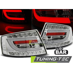 LED TAIL LIGHTS CHROME fits AUDI A6 C6 SEDAN 04.04-08 7PIN