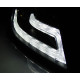 Lighting XENON HEADLIGHTS TRUE DRL BLACK for AUDI A4 B8 04.08-11 | races-shop.com