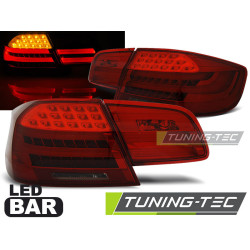 LED BAR TAIL LIGHTS RED SMOKE fits BMW E92 09.06-03.10