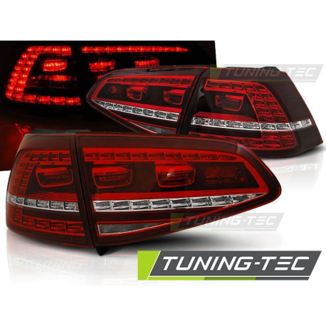 Lighting TUNING-TEC LED tail lights (Sport) for VW GOLF 7 13-17 (HATCHBACK), red-white | races-shop.com