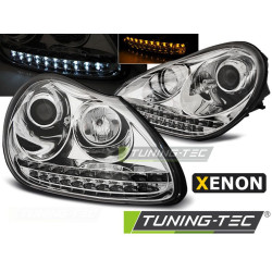 TUNING-TEC headlights (DRL) for XENON PORSCHE CAYENNE 02-06 (D1S), chrome
