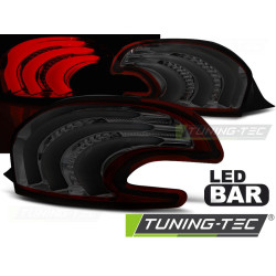 TUNING-TEC LED tail lights (LED Bar) for PEUGEOT 208 4.12-06.15, red-smoke
