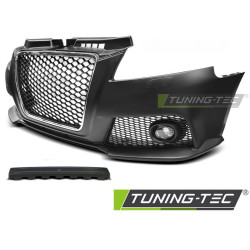 FRONT BUMPER SPORT CHROME BLACK for AUDI A3 08-12