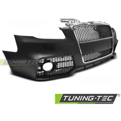 TUNING-TEC front bumper (Sport) for AUDI A4 04-08, black chrome