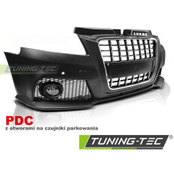 FRONT BUMPER SPORT CHROME BLACK PDC for AUDI A3 08-12