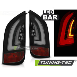 LED BAR TAIL LIGHTS SMOKE BLACK for VW UP! 3.11- / SKODA CITIGO 12.11-