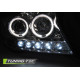 Lighting TUNING-TEC headlights (Angel Eyes) for TOYOTA LAND CRUISER FJ200 07-12 (H1, without approval), chrome | races-shop.com