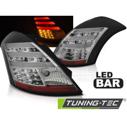 TUNING-TEC LED tail lights (LED Bar) for SUZUKI SWIFT V 10, black