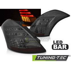 TUNING-TEC LED tail lights (LED Bar) for SUZUKI SWIFT V 10, smoke