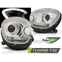 HEADLIGHTS TUBE LIGHT CHROME fits BMW MINI (COOPER) R60 R61 COUNTRYMAN 10-14