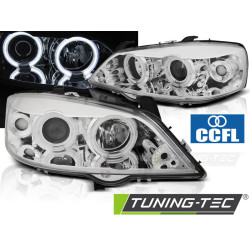 OPEL ASTRA G 09.97-02.04 ANGEL EYES CCFL CHROME