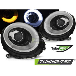 TUNING-TEC headlights (Tube Light) for LIGHTL BMW MINI (COOPER) 06-14 (H9), black