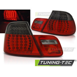TUNING-TEC LED tail lights for BMW E46 04.03-06 COUPE, red-smoke