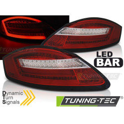 LED TAIL LIGHTS RED WHITE SEQ for PORSCHE BOXSTER 987 / CAYMAN 05-08