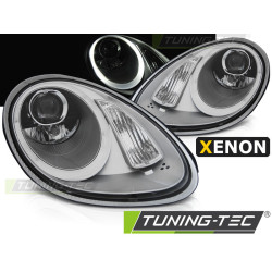 TUNING-TEC headlights for XENON PORSCHE BOXSTER / CAYMAN 987 05-08 (D2S), silver