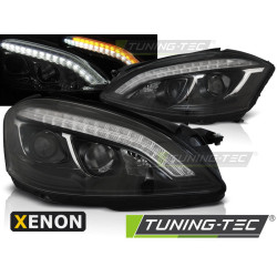 TUNING-TEC headlights (DRL) for XENON MERCEDES W221 05-09 (D1S), black