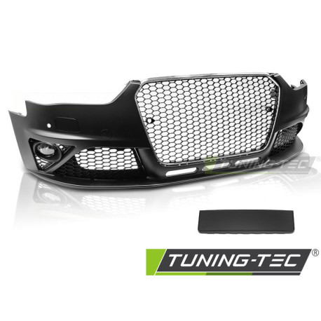 Body kit and visual accessories TUNING-TEC front bumper (Sport) for AUDI A4 B8 12-15 (for parking sensors), black chrome | races-shop.com