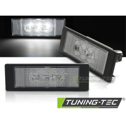 RACES LED license plate lights for BMW E63/E64/E81/E87/Z4/MINI, clear