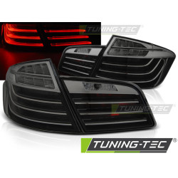 TUNING-TEC LED tail lights (LCI Look, LED Bar) for BMW F10 10-07.13, black-smoke