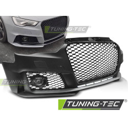 FRONT BUMPER SPORT GLOSSY BLACK fits AUDI A3 12-16
