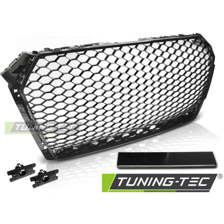 Body kit and visual accessories TUNING-TEC grille (Sport) for AUDI A4 B9 15-19, glossy black | races-shop.com