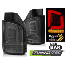 LED BAR TAIL LIGHTS SMOKE SEQ for VW T5 10-15