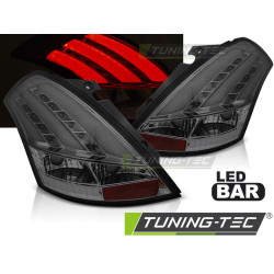 TUNING-TEC LED tail lights (LED Bar) for SUZUKI SWIFT V 10-17, smoke