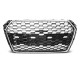 Body kit and visual accessories TUNING-TEC grille (Sport) for AUDI A4 B9 15-19, black chrome | races-shop.com