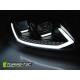 Lighting TUNING-TEC headlights (Tube Light, DRL, SEQ) for VW TOURAN II 08.10-15 (H11/H1), black | races-shop.com