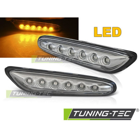 Lighting RACES side indicators for BMW E46 / E60 / E87 / E90, chrome | races-shop.com